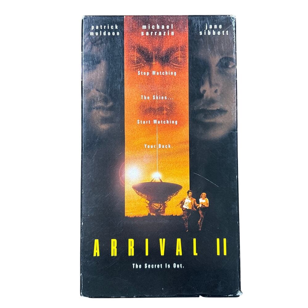 Vintage Arrival II (2) VHS sci-fi artisan Entertainment movie 1998 film Y2K